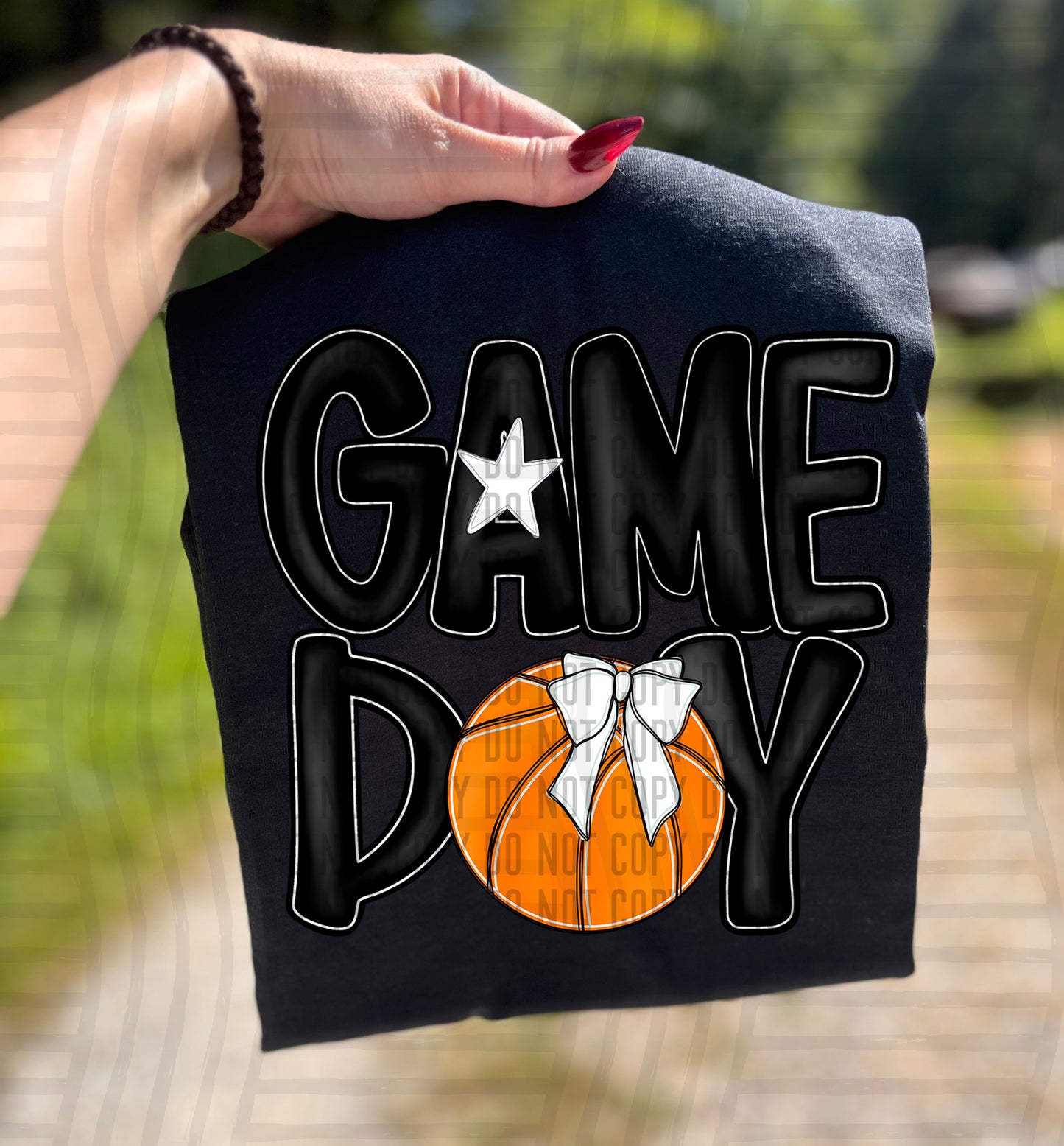 Game day Basketball (DROPDOWN Colors)-DTF&UV