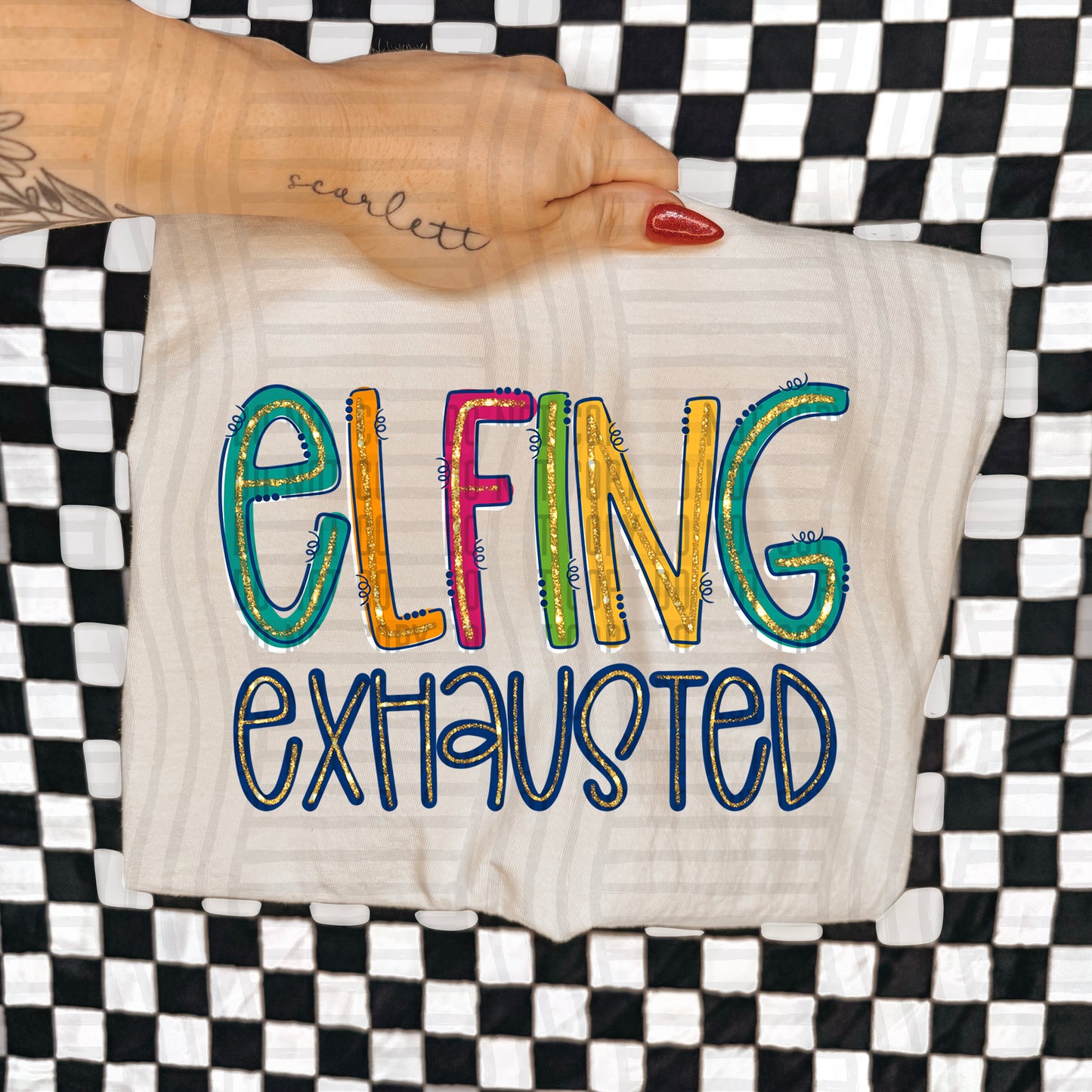 elfing exhausted-DTF&UV