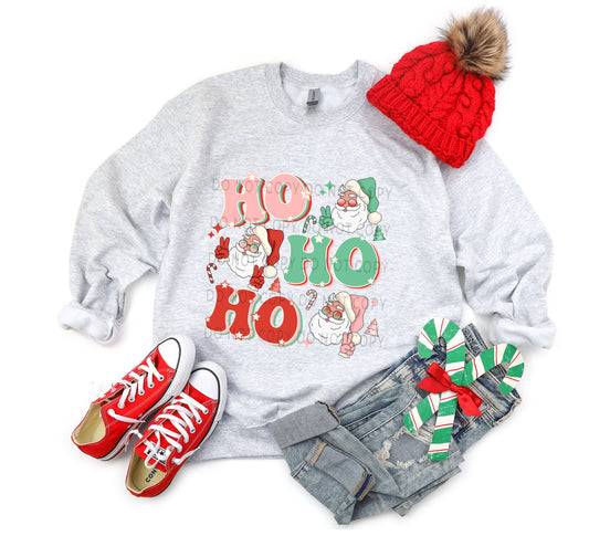 Ho Ho Ho Retro Pastel - DTF