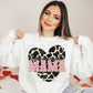 Loved Mama Cow Print Heart DTF