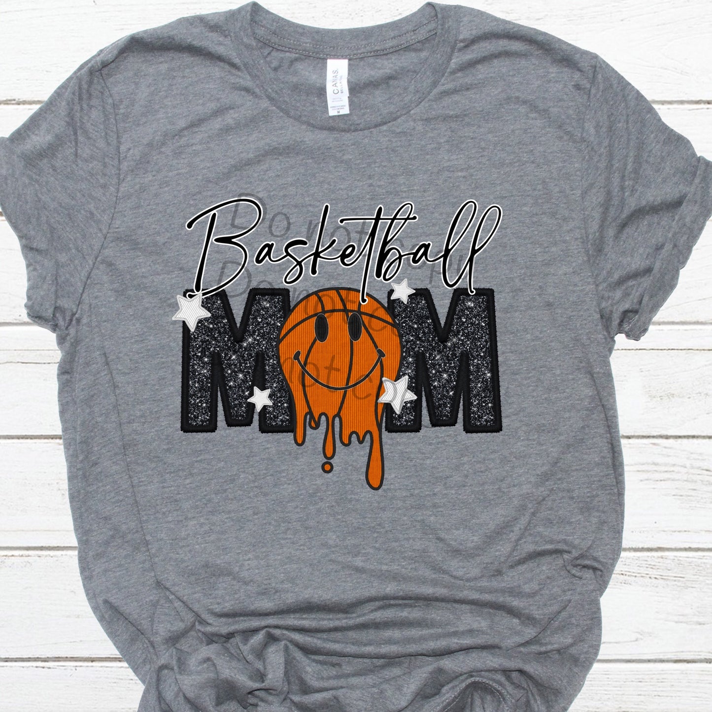 Mom sequin basketball melt-DTF