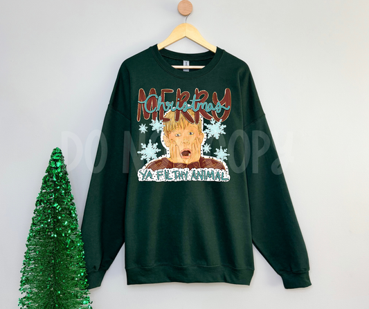 Merry Christmas ya filthy animal-DTF