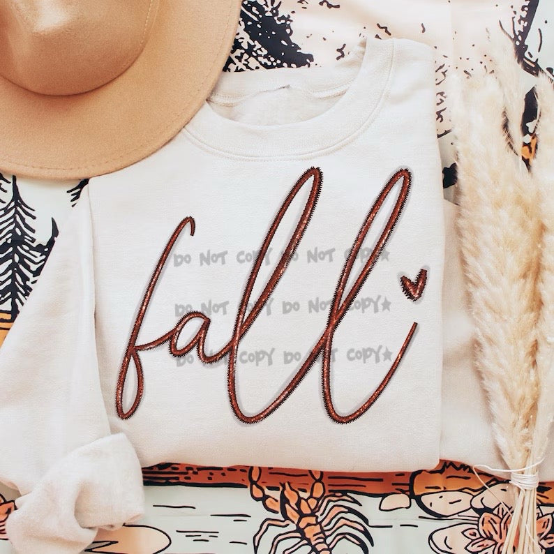Fall heart-DTF&UV