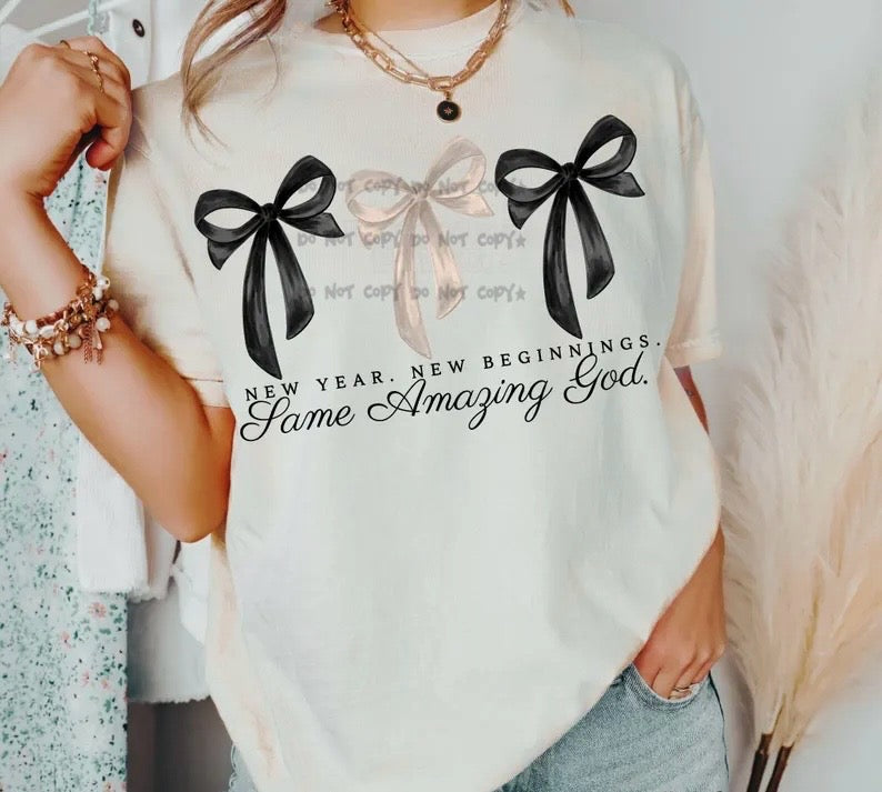 New Year New Beginnings. Same Amazing God- DTF&UV