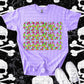 Ghosty Girl  CUSTOM: (ANY NAME, ANY MASCOT)-DTF&UV