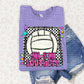 Bright preppy volleyball- (DROPDOWN MASCOT)-DTF&UV