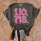 Pink Swirls Mascots(Dropdown)-DTF
