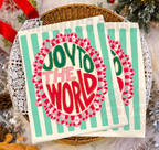 Joy to the World Frame- DTF