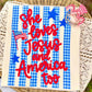 Red & Blue She loves Jesus and America Too-DTF&UV