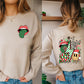 Christmas Collage Checkered Bolt (BACK)-DTF