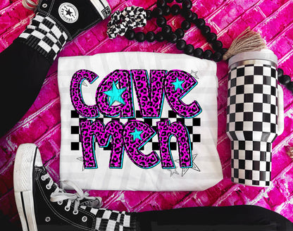 Pink Leopard Neon Mascots (dropdown)-DTF&UV