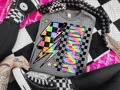 Neon Side Bolt Mascots (Dropdown)- DTF&UV