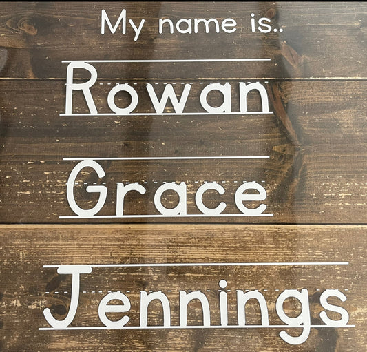 Custom UV sticker for Name Tracing (message ABI if you need a custom size)-UV DTF
