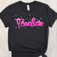 Teacher pink faux sparkle-DTF