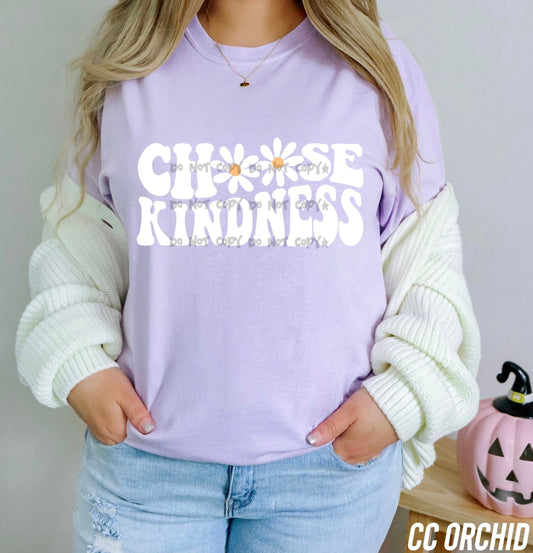 Choose kindness daisies-DTF