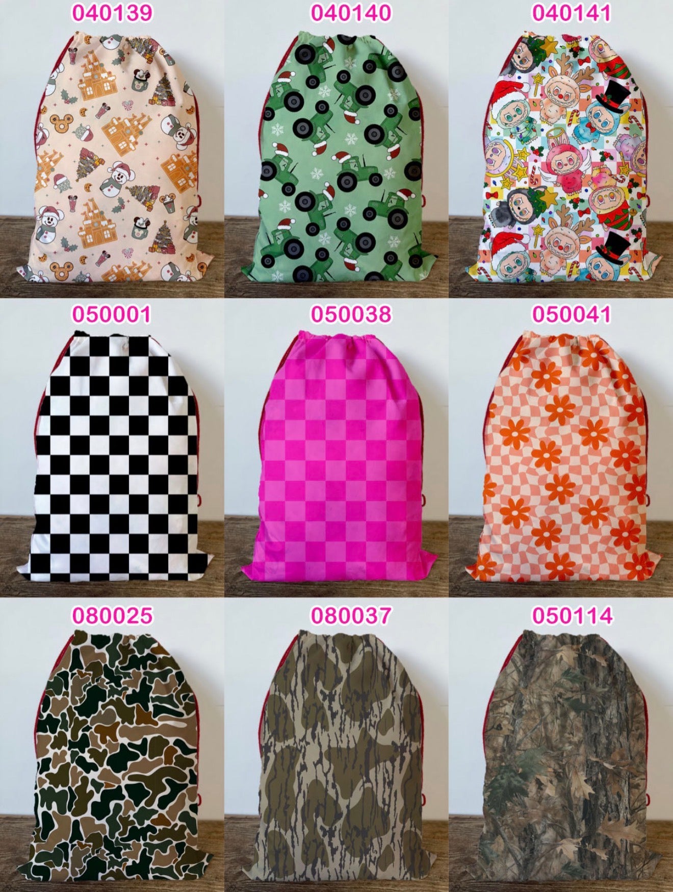 ABI custom Santa Sack -Pre Order