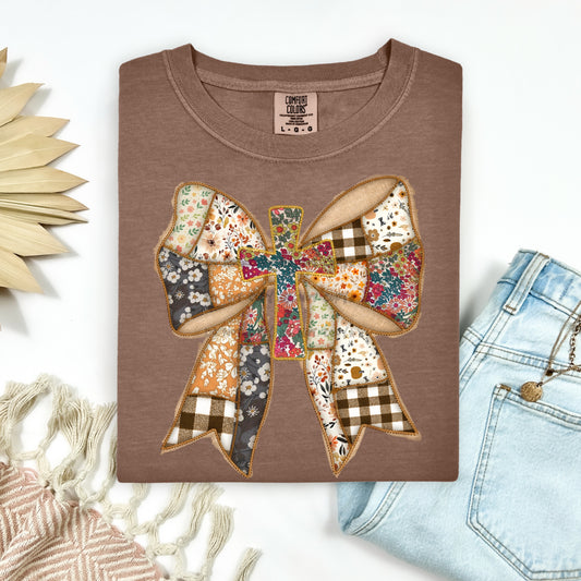 Quilt bow and cross-DTF&UV