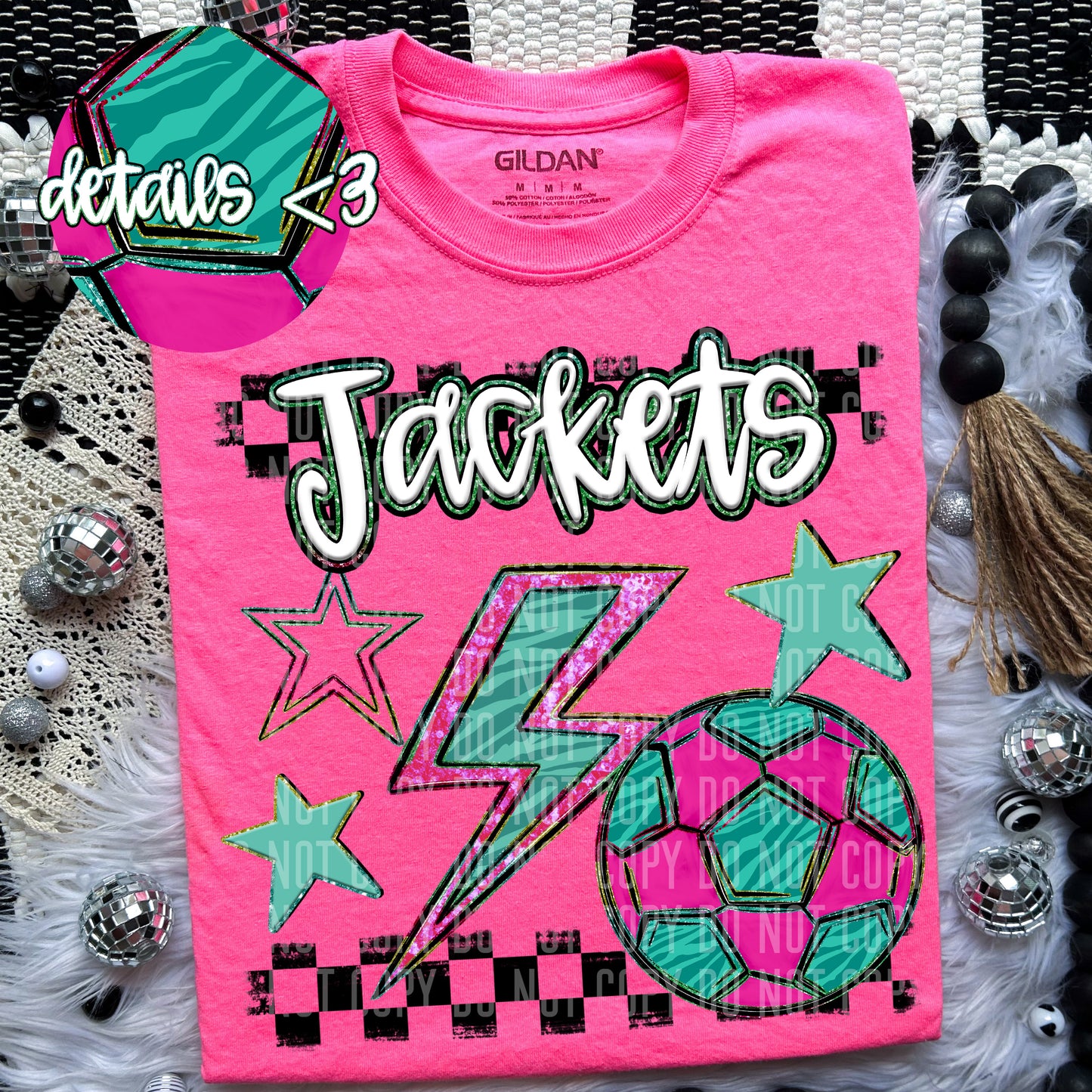 Soccer Bolt Mascots(Dropdown)-DTF