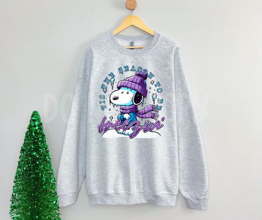 Tis the season to be freezin snoopy-DTF
