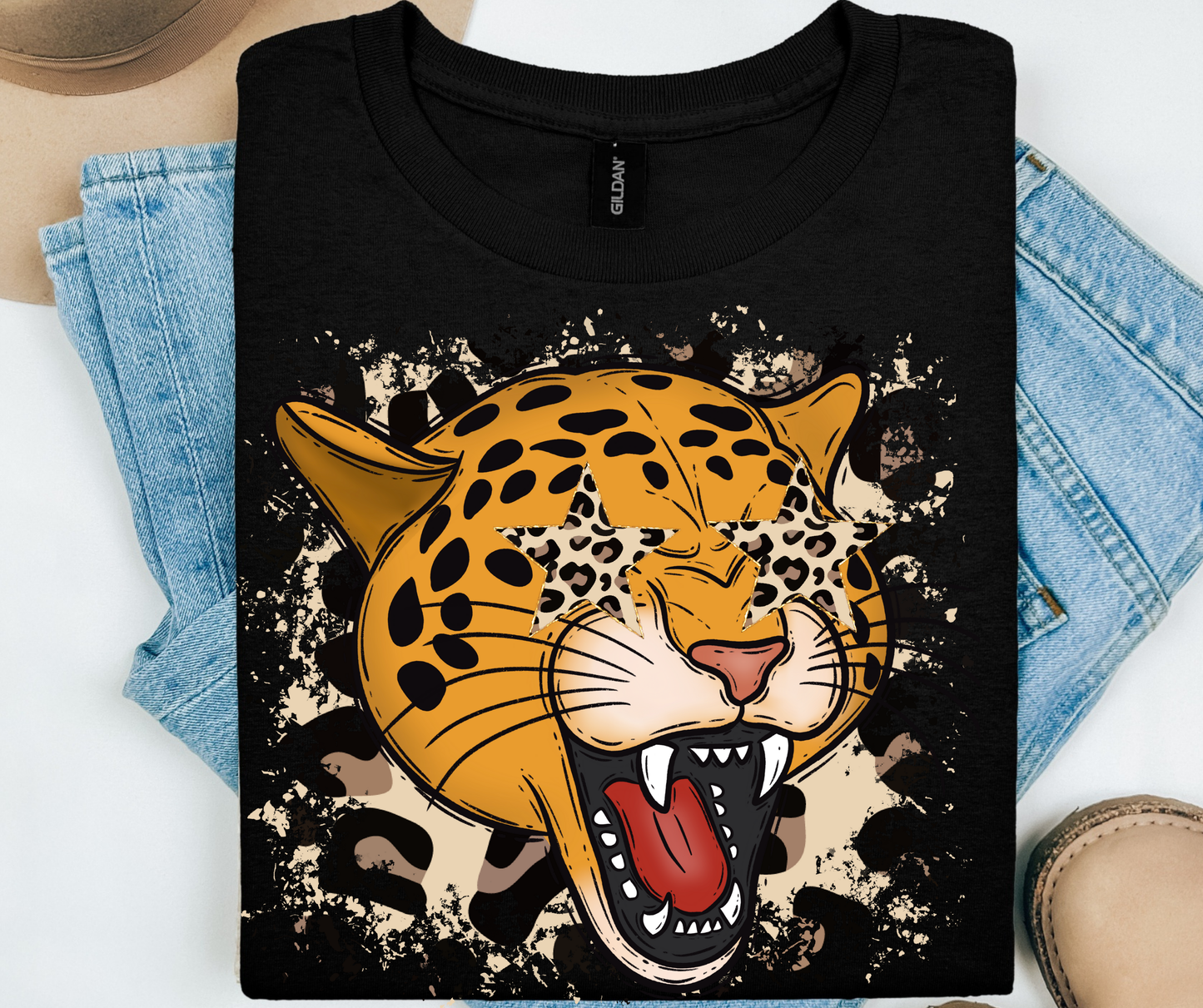 Leopard Mascot (Dropdown)-DTF&UV