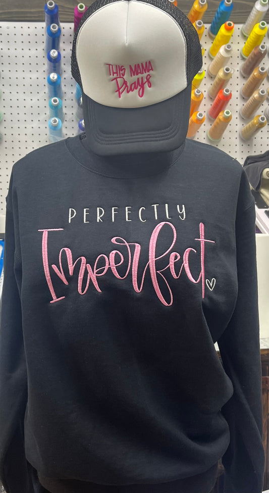 Perfectly Imperfect Embroidered Sweatshirt