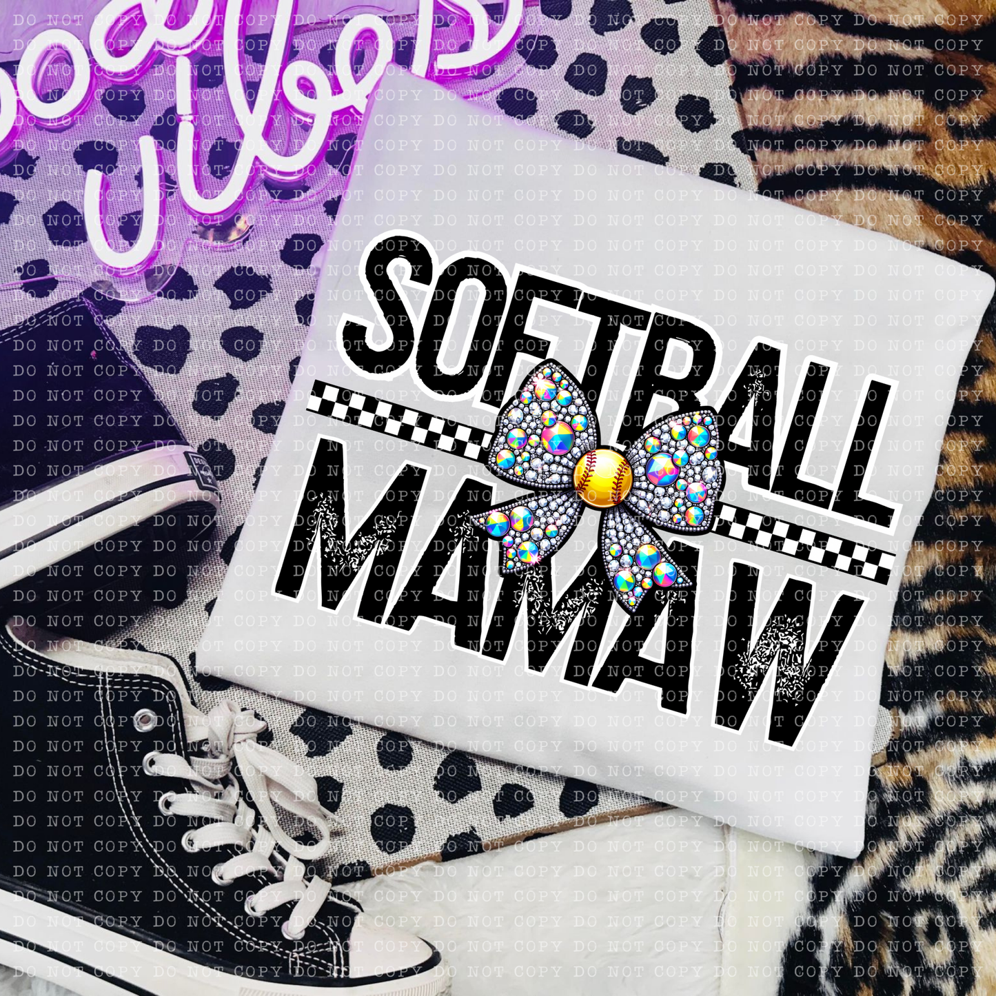 Softball Mamaw-DTF