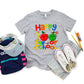 Happy 100 Days Of School Pencils And Apples - DTF