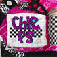 Pink Leopard Neon Mascots (dropdown)-DTF&UV