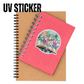 BY HIS GRACE OFFSET- UV Sticker