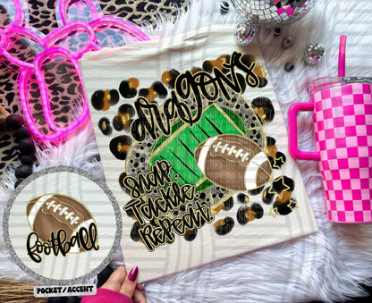 Snap Tackle Repeat Mascot (Includes front and back) (Dropdown)- DTF&UV