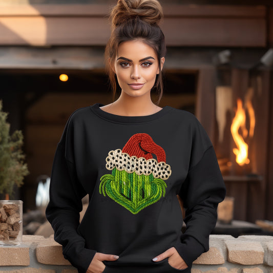 Christmas green Figure-DTF&UV