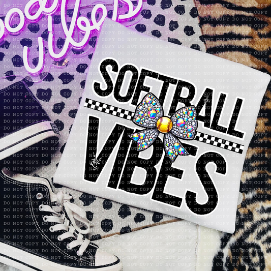 Softball Vibes-DTF