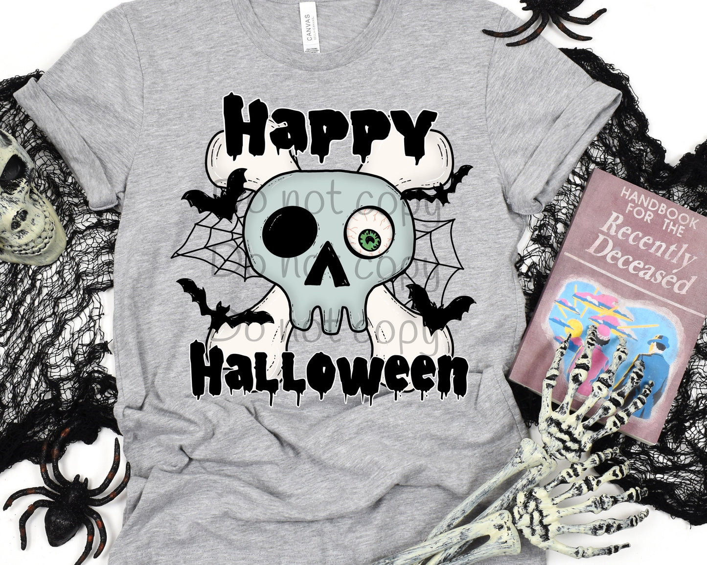 Happy halloween bones-DTF