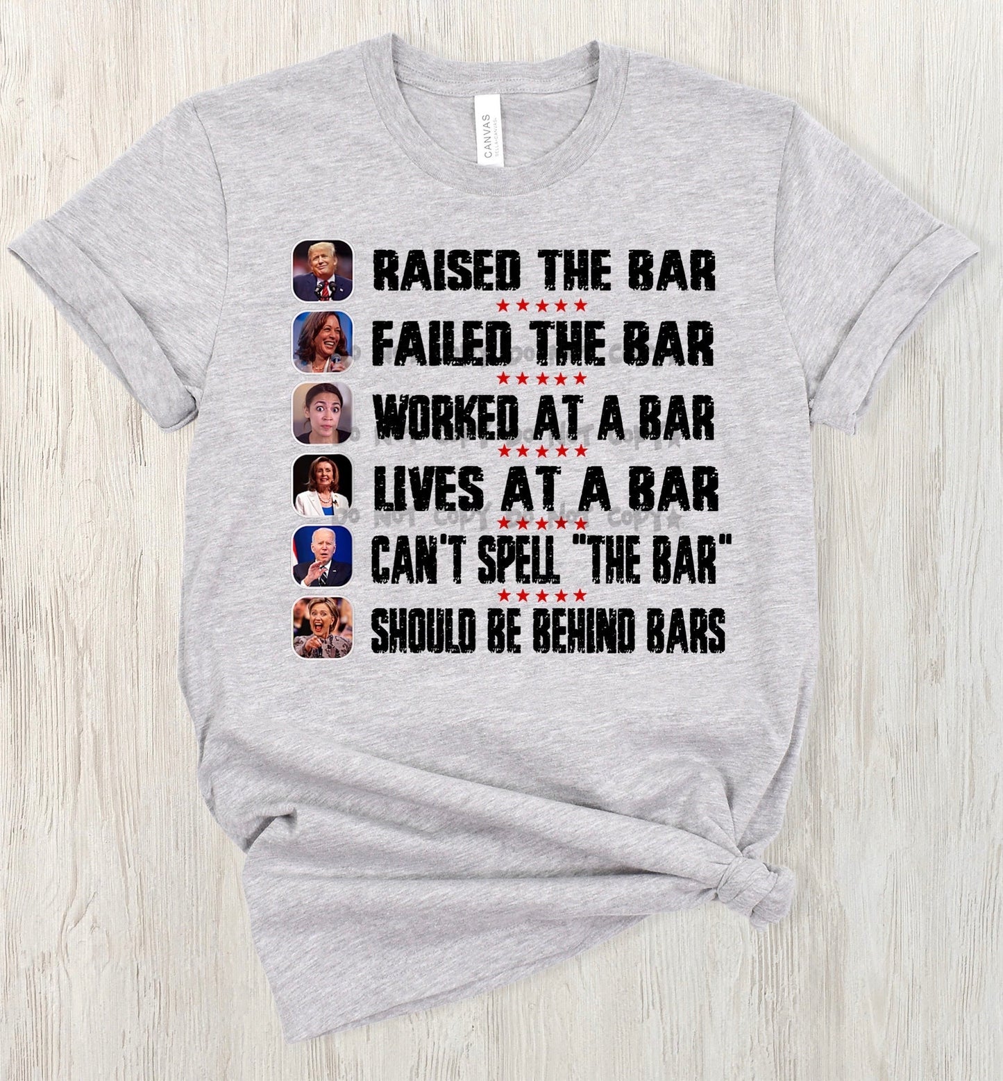 Raised the bar-DTF