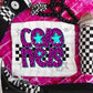 Pink Leopard Neon Mascots (dropdown)-DTF&UV