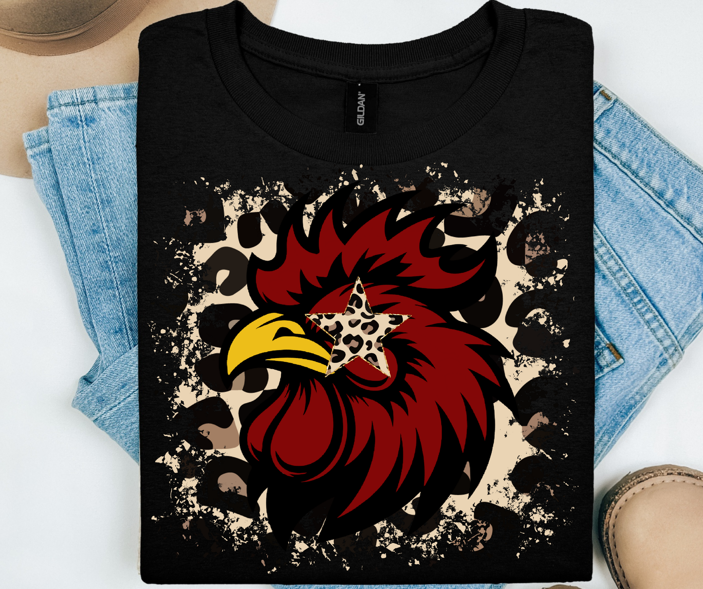 Leopard Mascot (Dropdown)-DTF&UV