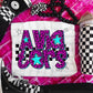 Pink Leopard Neon Mascots (dropdown)-DTF&UV