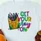 Get your cray on sequin-DTF
