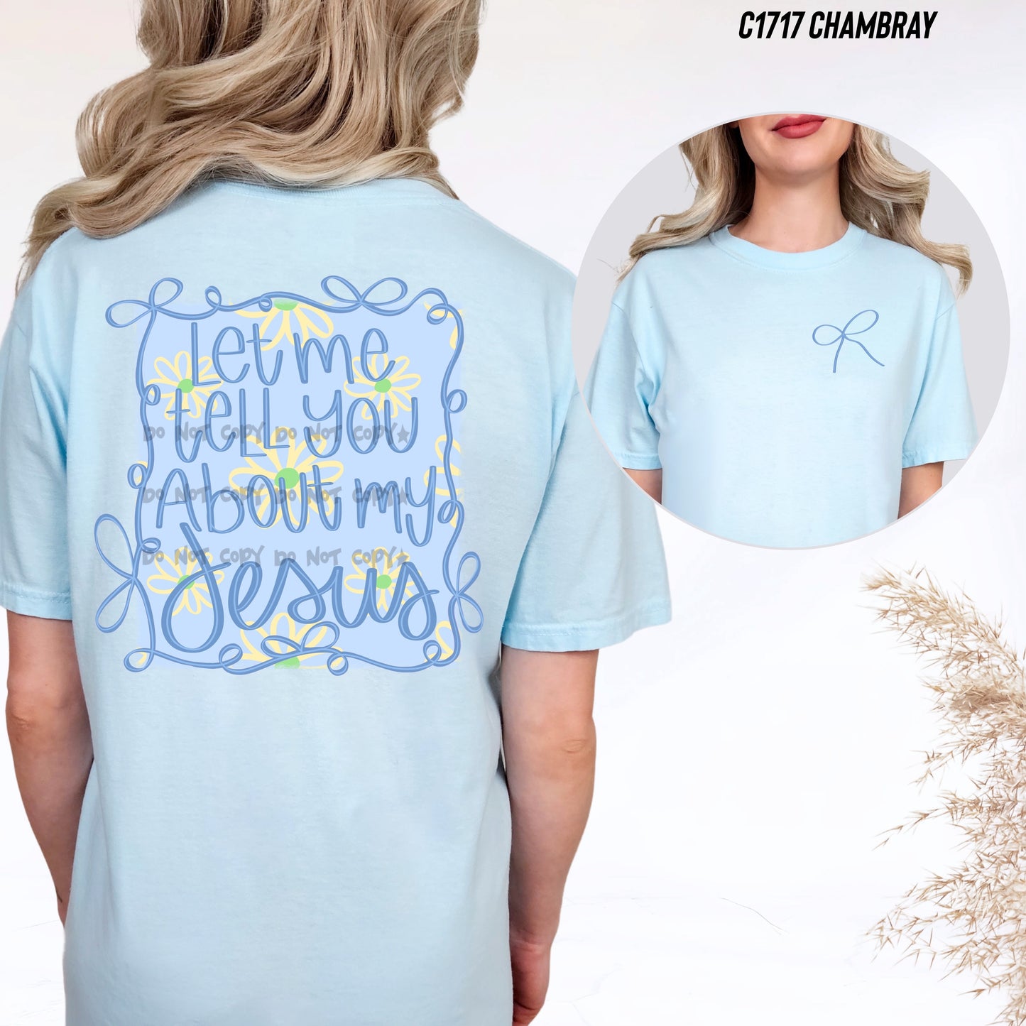Let me tell you about my Jesus with bow (FRONT)-DTF