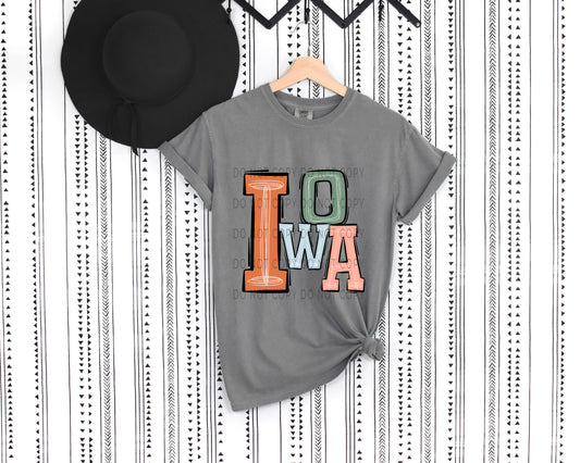 Boho States Iowa - DTF