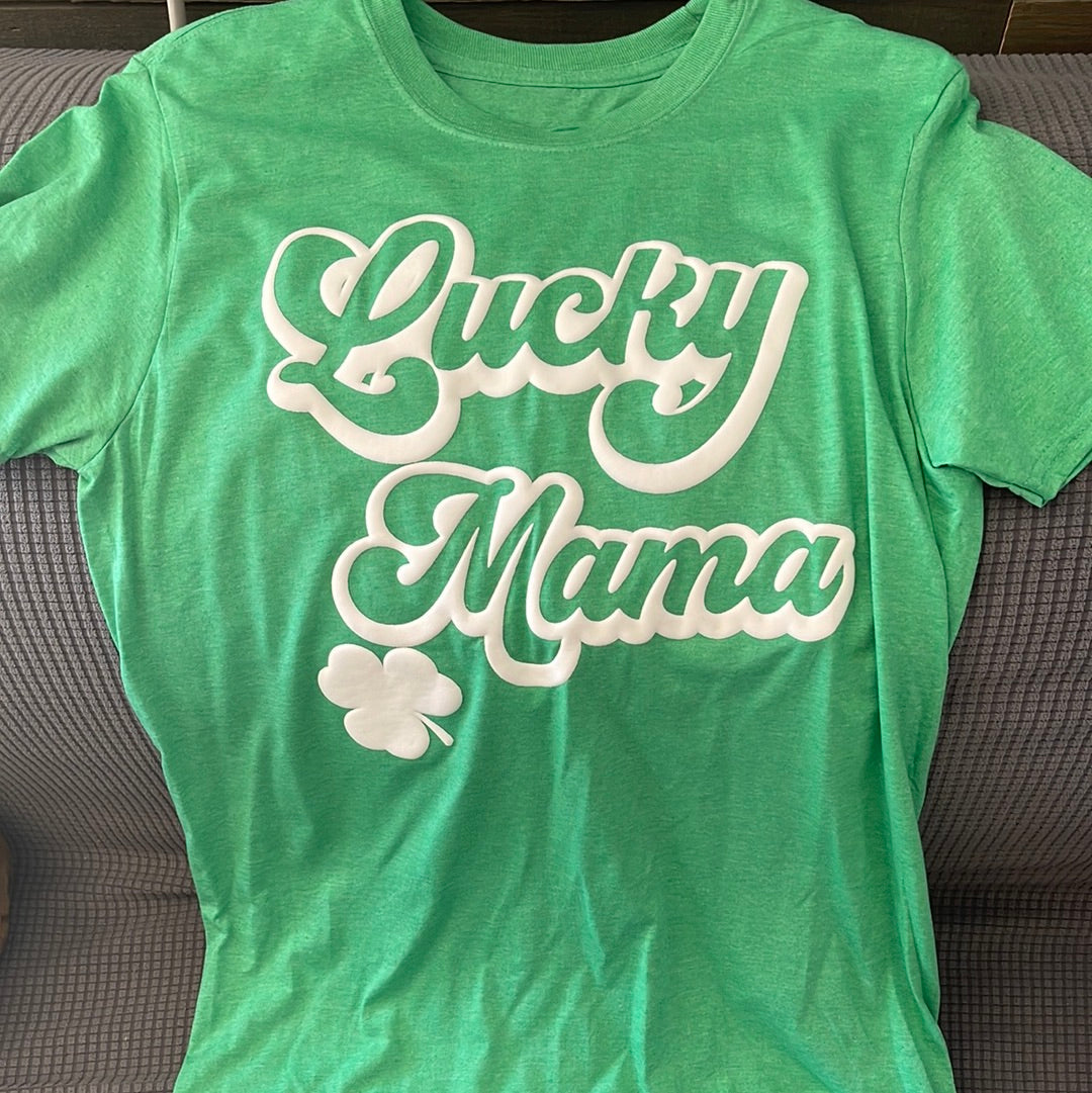 Lucky mama puff-Gildan -large i believe