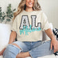 Polka Dotted Faux Embroidery States (ALL STATES)-DTF