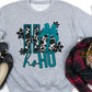Ho Ho Ho cow print-DTF