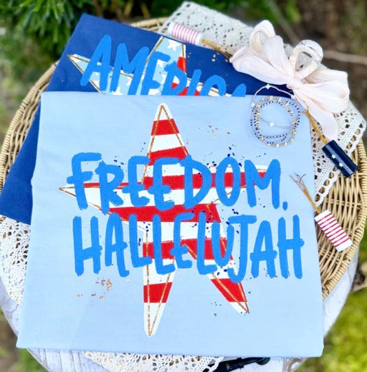 Freedom Hallelujah -DTF&UV