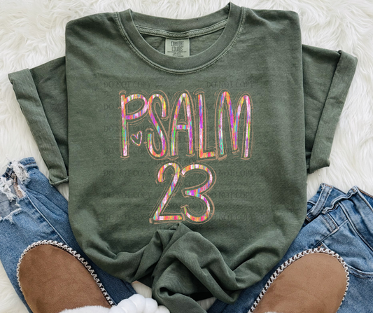 PAINTED PSALM 23- DTF&UV
