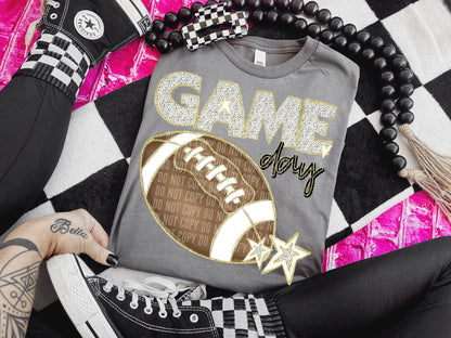 Game day sports balls NO BOWS (all in dropdown)-DTF