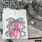 Pink out Silver- (DROPDOWN MASCOT)-DTF&UV