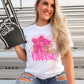 Pink out Pink Helmet splatter-DTF & UV