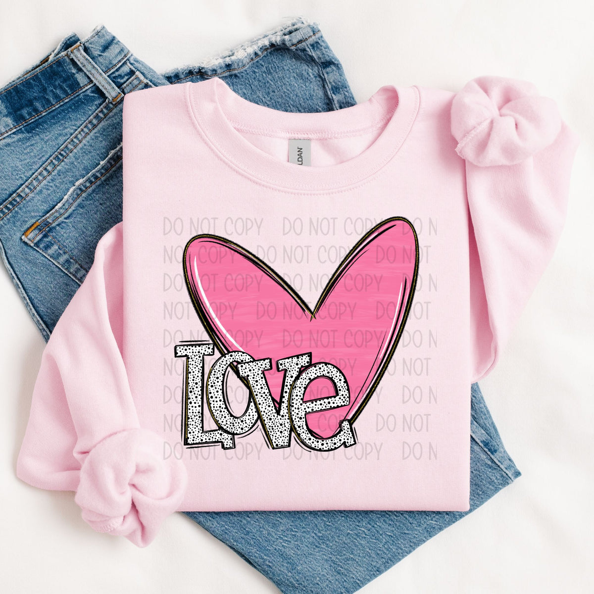 Love Whimsical Doodle-dtf