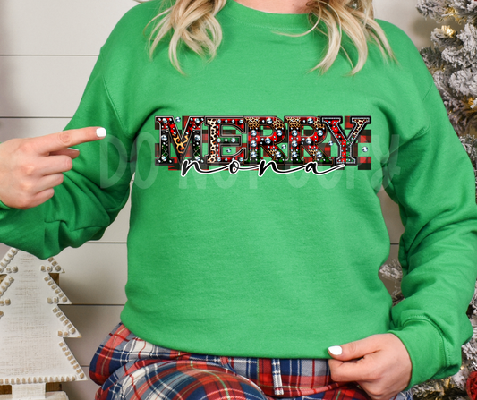 Christmas Names (IN DROPDOWN- ONE LISTING)-DTF